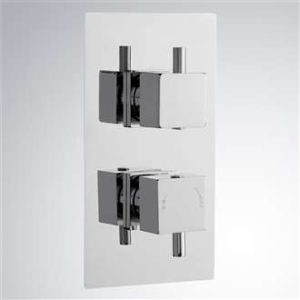 Fontana Chrome Concealed Thermostatic Shower Mixer 2 Way