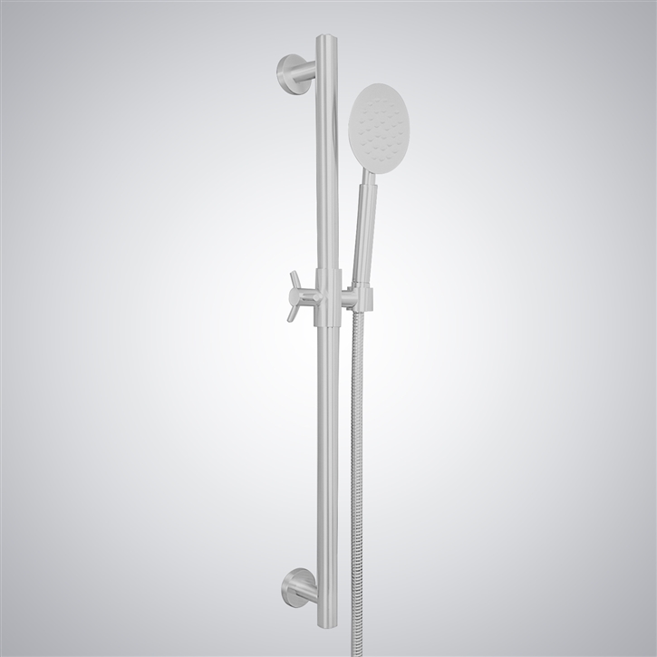 Fontana Sliding Hand Shower Bar in Matte White