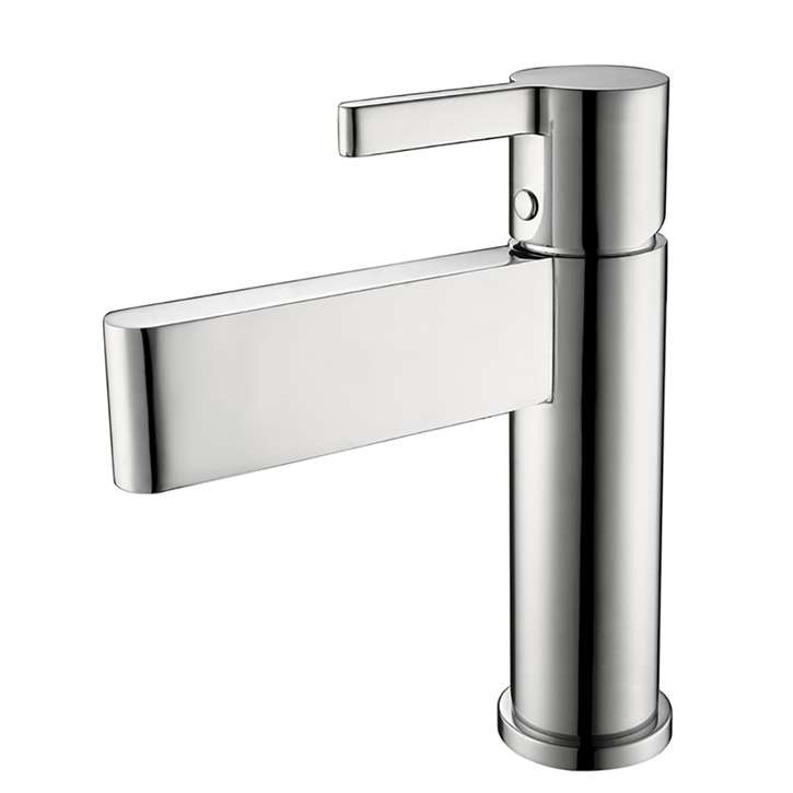 Ajaccio Single Handle Chrome Silver Deck Mounted Bathroom Faucet (FS3690)