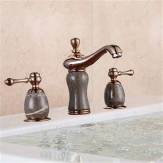 Lima Luxury Marble Rose Gold Finish Danzi Bathroom faucet