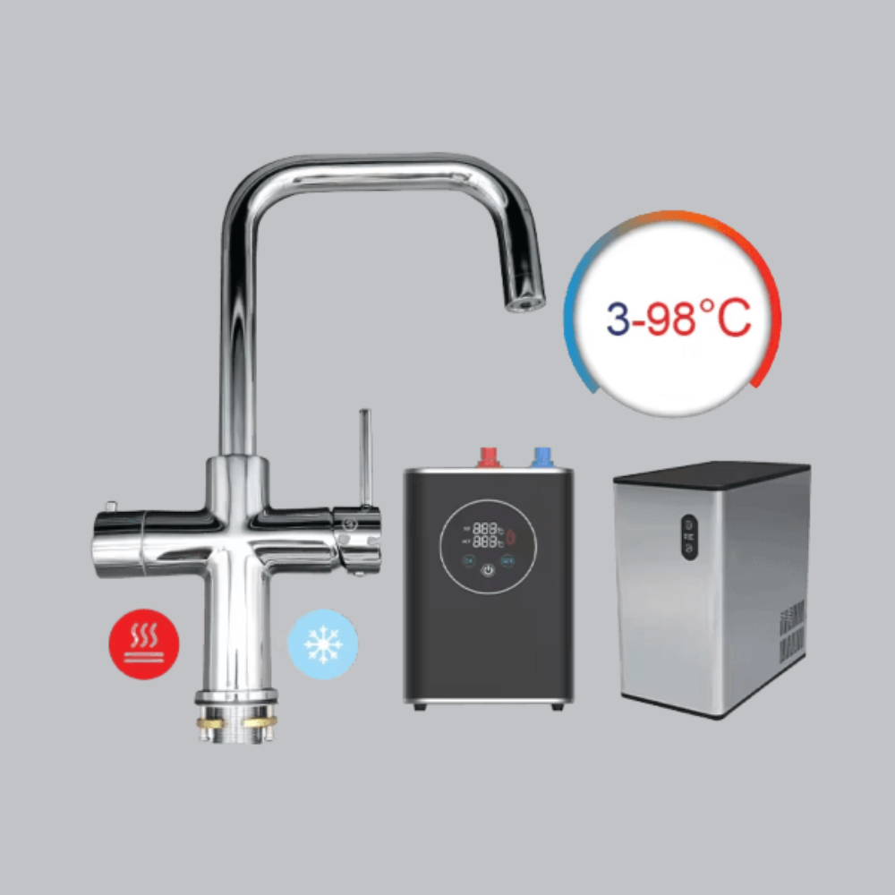 Fontana Marano di Napoli Chrome Deck Mounted Kitchen Faucet