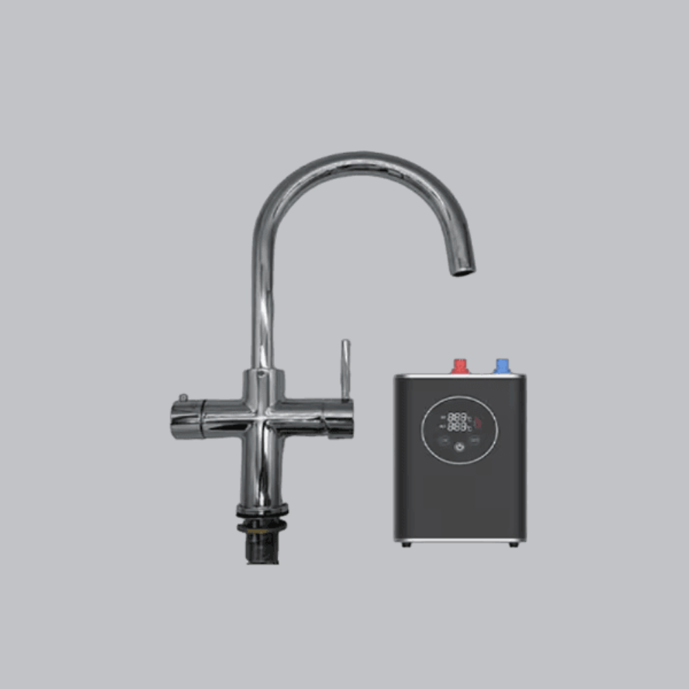 Fontana Quartu Sant'Elena Chrome Deck Mounted Kitchen Faucet