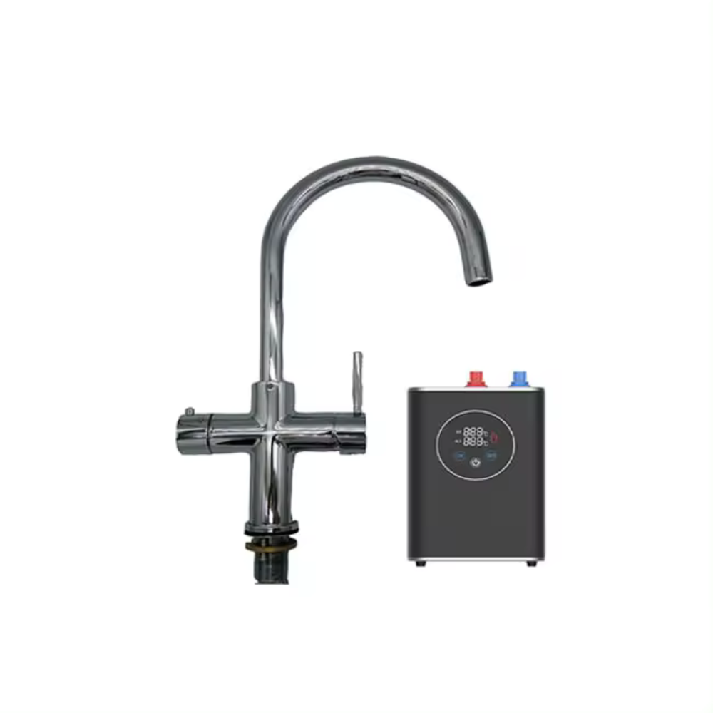 Fontana Quartu Sant'Elena Chrome Deck Mounted Kitchen Faucet