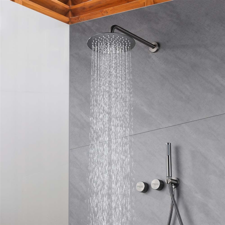 Fontana Marseille Chrome Dual Handle Bathroom Faucet