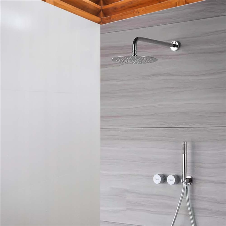Fontana Cesson Chrome Bathroom Shower System