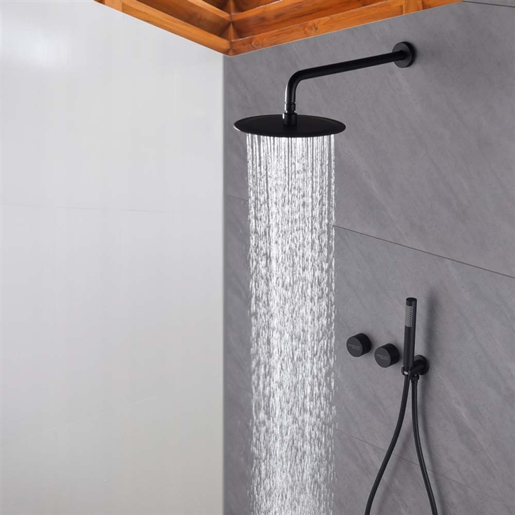 Fontana Cesson Matte Black  Shower System