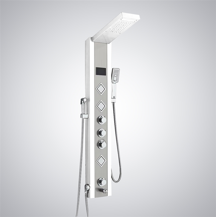 Fontana Albisola Matte White Shower Panel