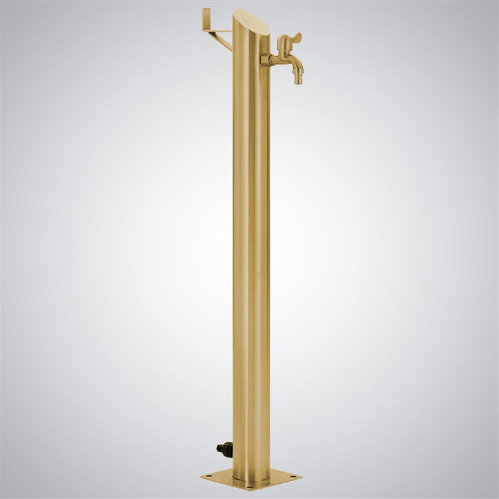 Fontana NatureSplash Brushed Gold Rainfall Shower Panel