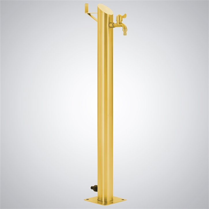 Fontana NatureSplash Gold Outdoor Shower Panel