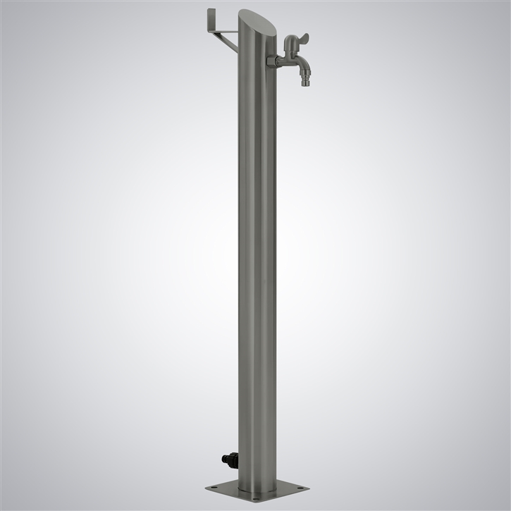 Fontana NatureSplash Gun Metal Gray Outdoor Shower Panel