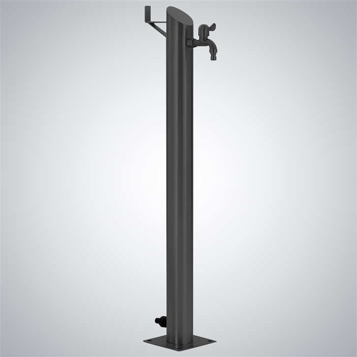 Fontana NatureSplash Matte Black Outdoor Shower System
