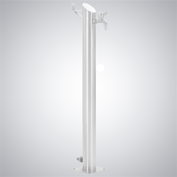 Fontana NatureSplash Matte White Finish Outdoor Shower