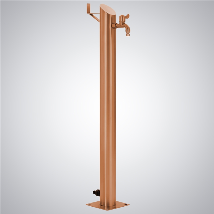 Fontana NatureSplash Rose Gold Outdoor Shower Panel