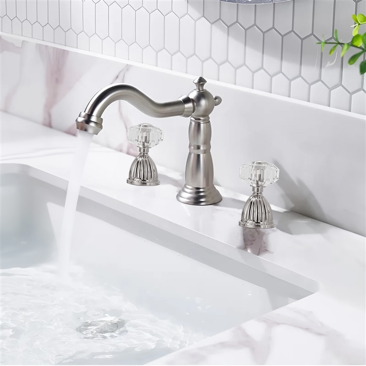 Fontana Shadow Veil Brushed Nickel Sink Faucet