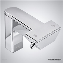 Chrome 3-in-1 touchless washstation