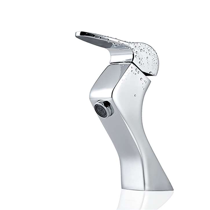 Contemporary Faucet Bathroom Torneiras Fashion Copper Faucet Single Hole Basin Hot And Cold Washbasin Art