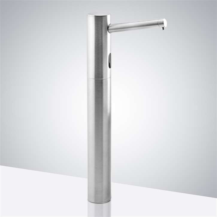 Fontana Geneva Brushed Nickel Touchless Luxury Soap Dispenser