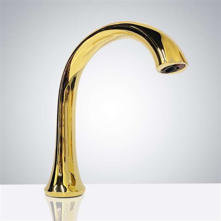 Fontana Taranto Glossy Gold Finished Touch-less Faucet