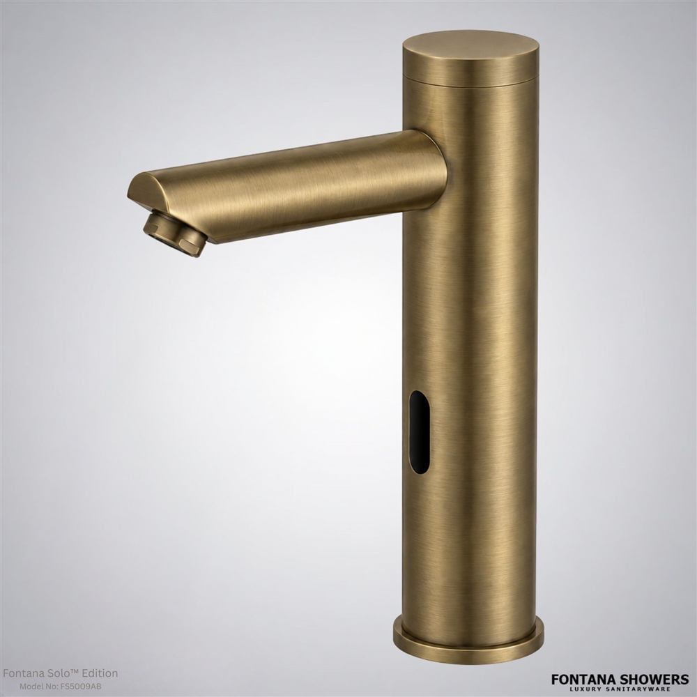Antique Brass Sensor Faucet