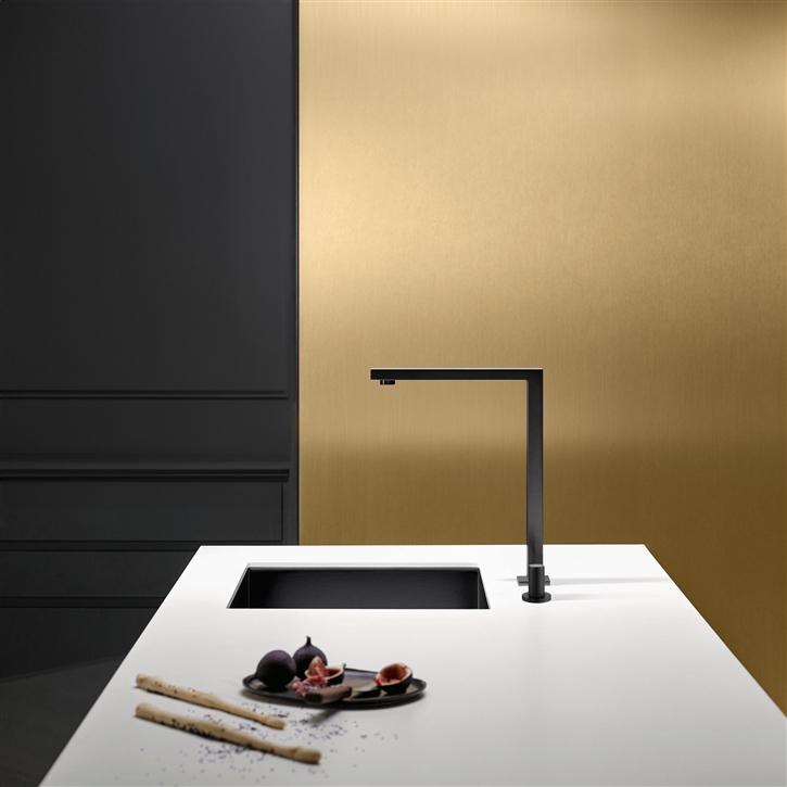 Fontana Matte Black Touchless Faucet