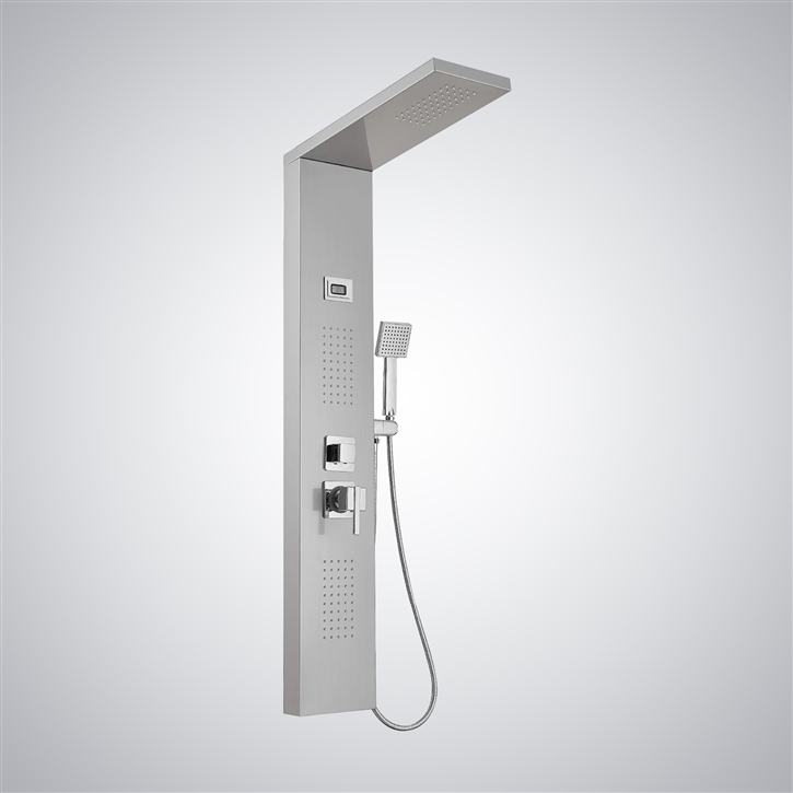 FontanaShowers Zenith Mist Chrome Shower Panel