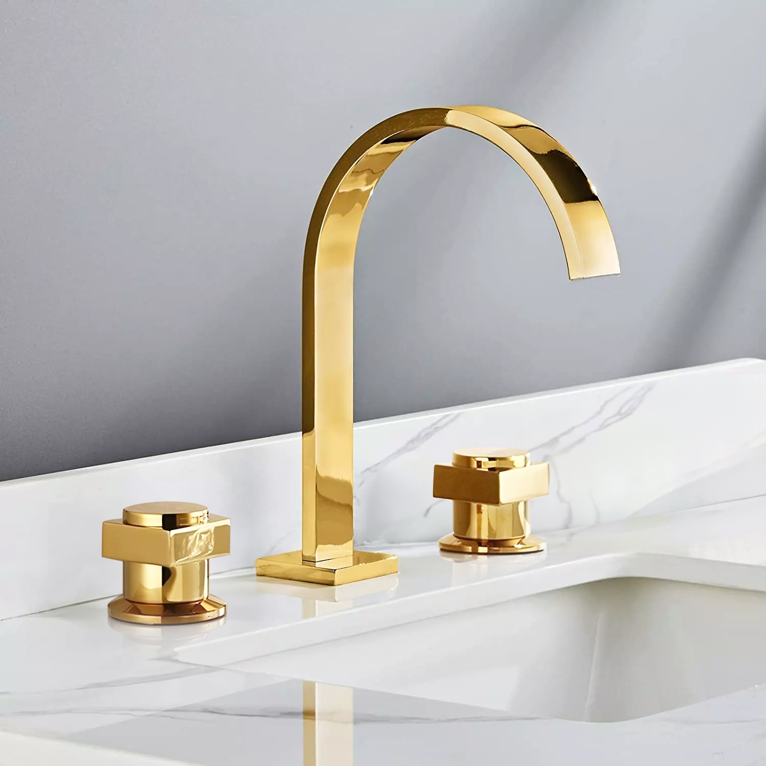 Fontana Golden Ember Gold Sink Faucet
