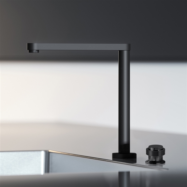 Fontana Matte Black Touchless Faucet