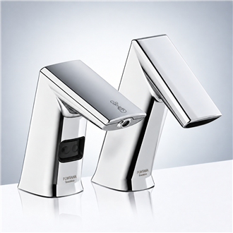 Fontana Commercial Automatic Touchless Sensor Faucet with Matching Soap Dispenser