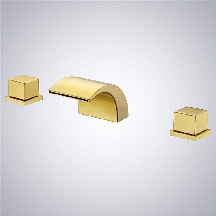 Fontana Andresy Gold Waterfall Basin Faucet