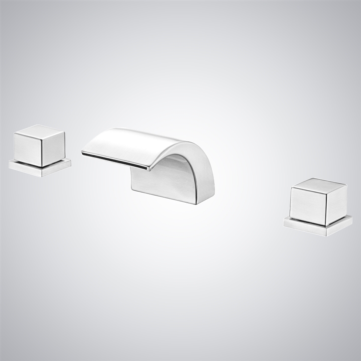 Fontana Andresy Matte White Waterfall Faucet