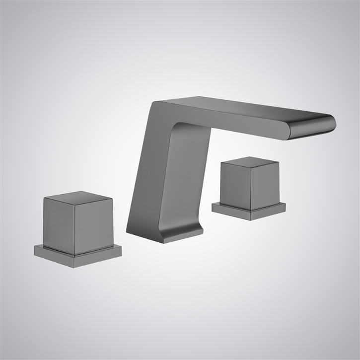 Fontana Mouvaux Matte Black Luxury Waterfall Faucet
