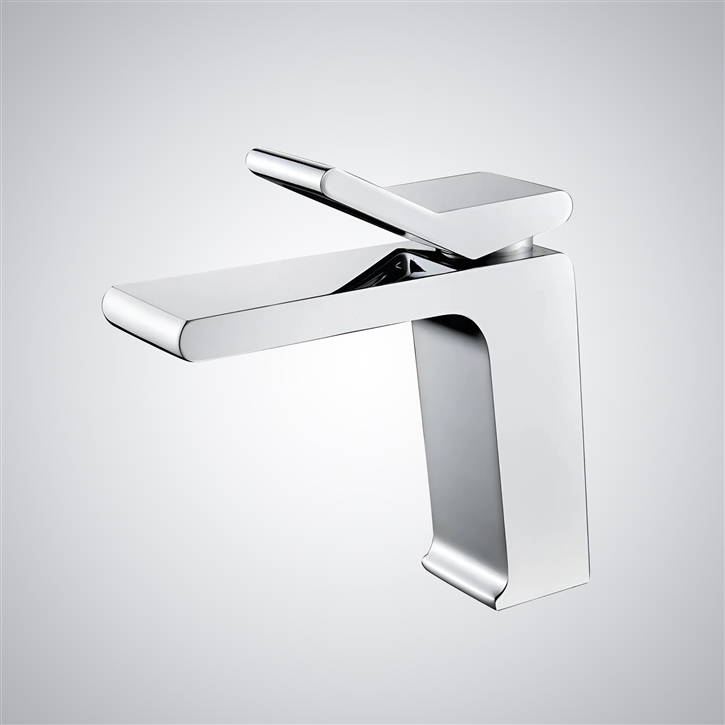 Fontana Adria Chrome Hot and Cold Basin Faucet