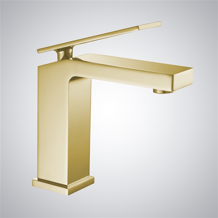 Fontana Bassano Premium Brushed Gold Sink Fixture