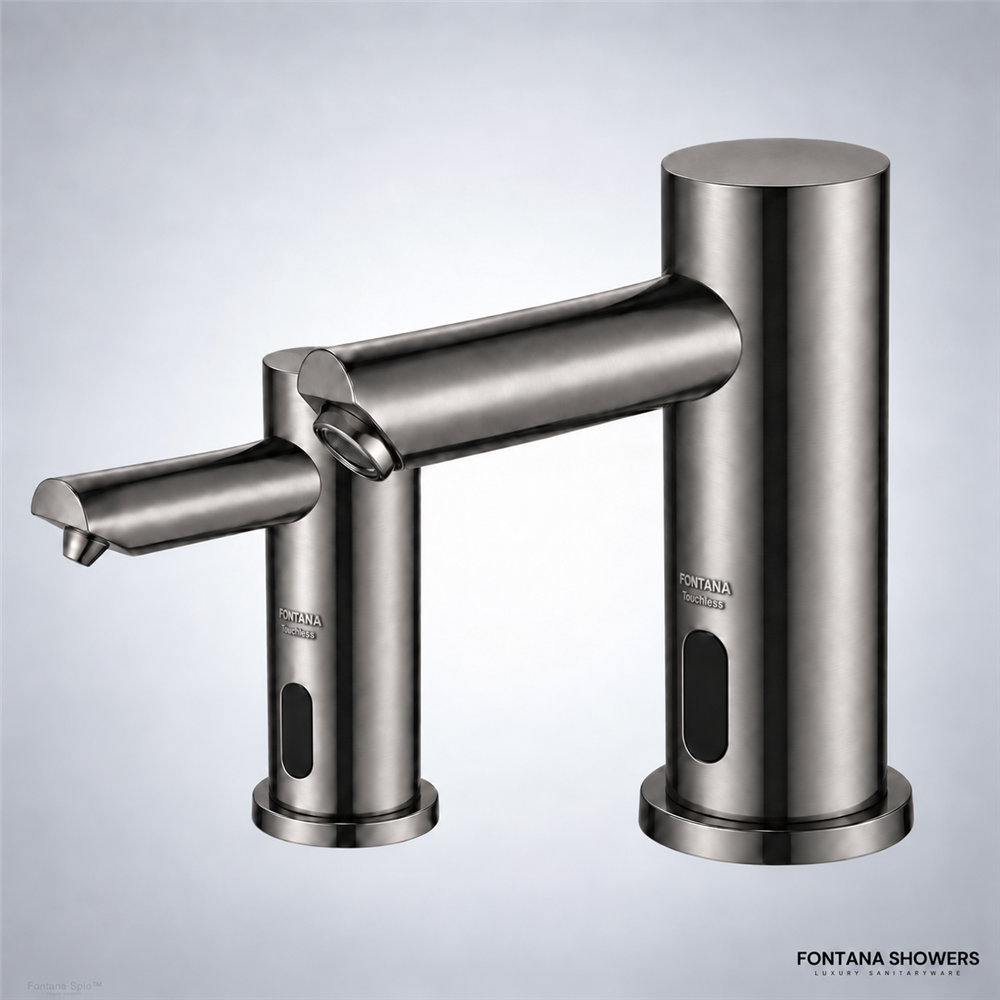Fontana Solo Gun Metal Gray Touchless Set