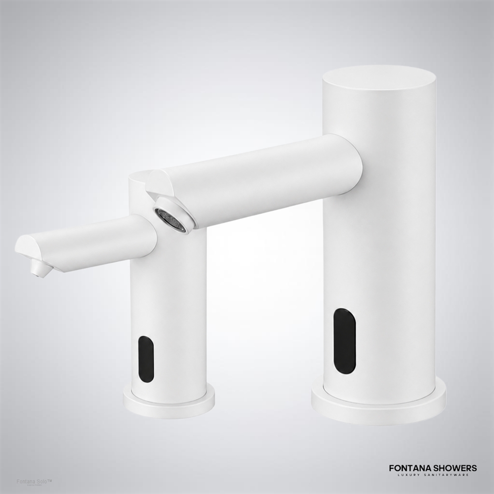 Matte white sensor duo