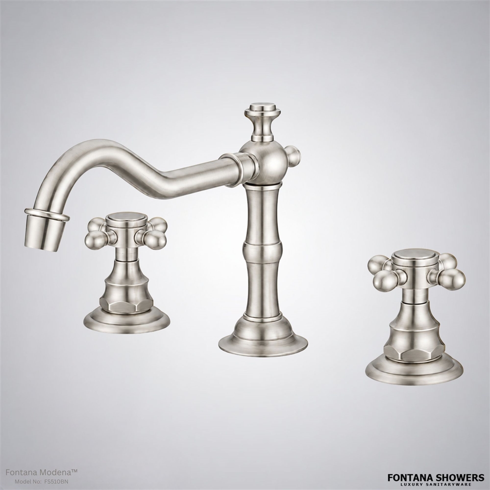 Modena brushed nickel faucet
