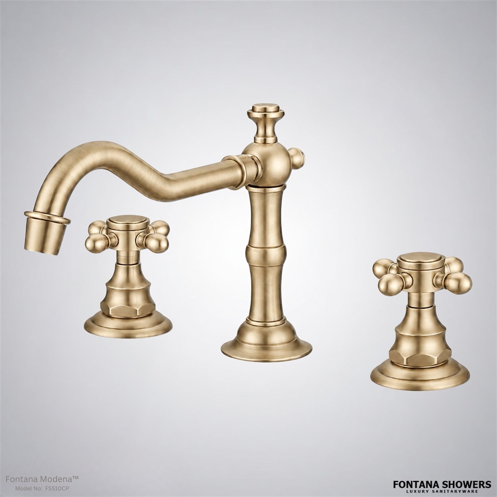 Modena champagne sink faucet