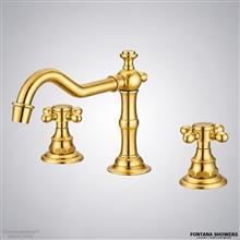 Modena gold basin faucet