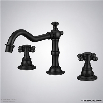 Modena matte black faucet