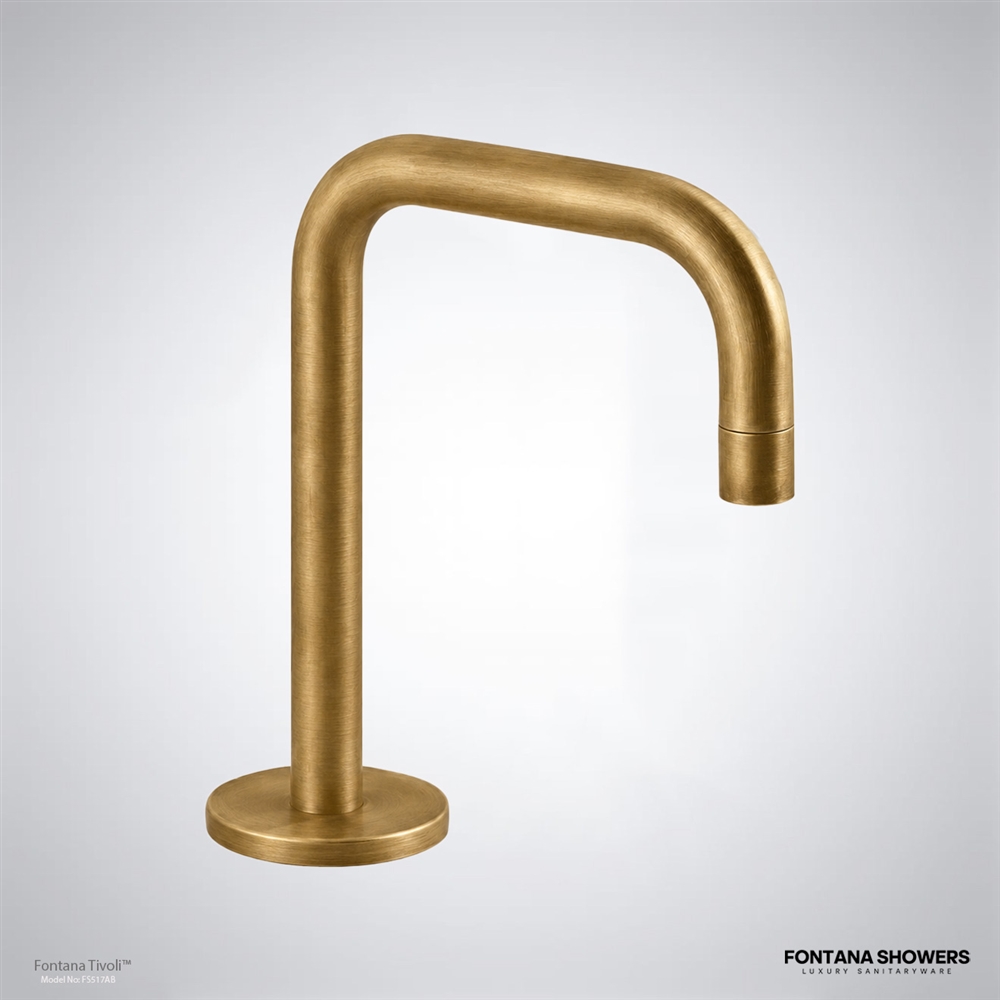 Tivoli antique brass touchless faucet