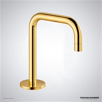 Tivoli gold touchless faucet