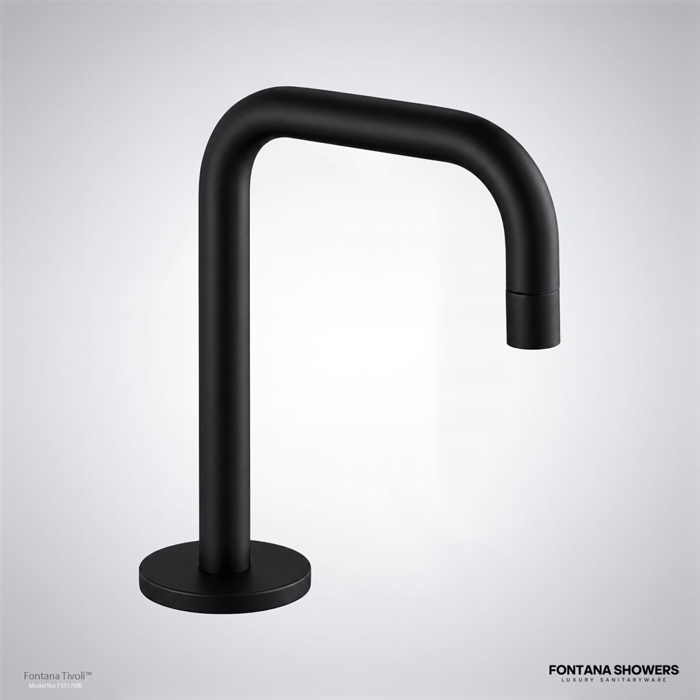 Tivoli matte black sensor faucet