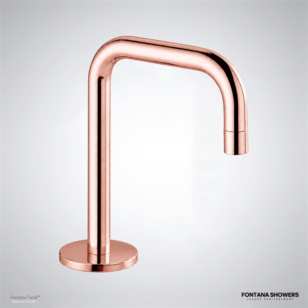 Tivoli rose gold sensor faucet