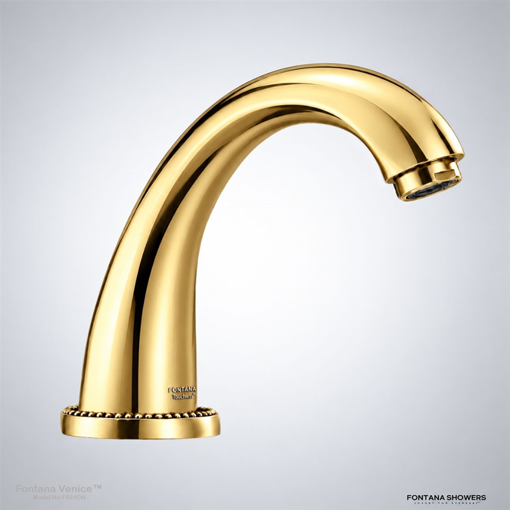 Fontana Venice Gold Touchless Faucet