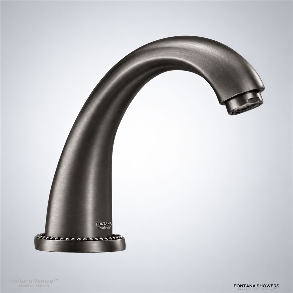 Fontana Venice Gun Metal Gray Faucet