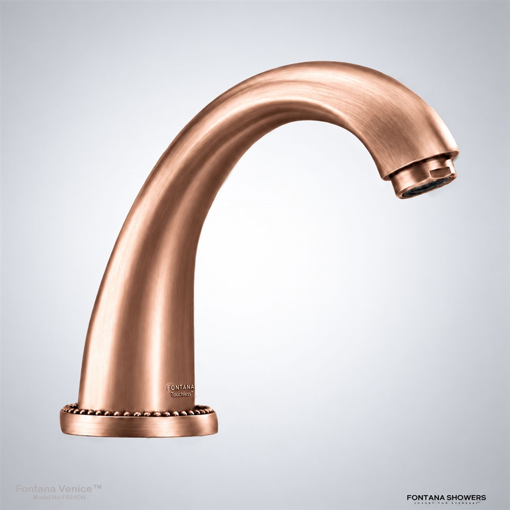 Fontana Venice Rose Gold Touchless Faucet