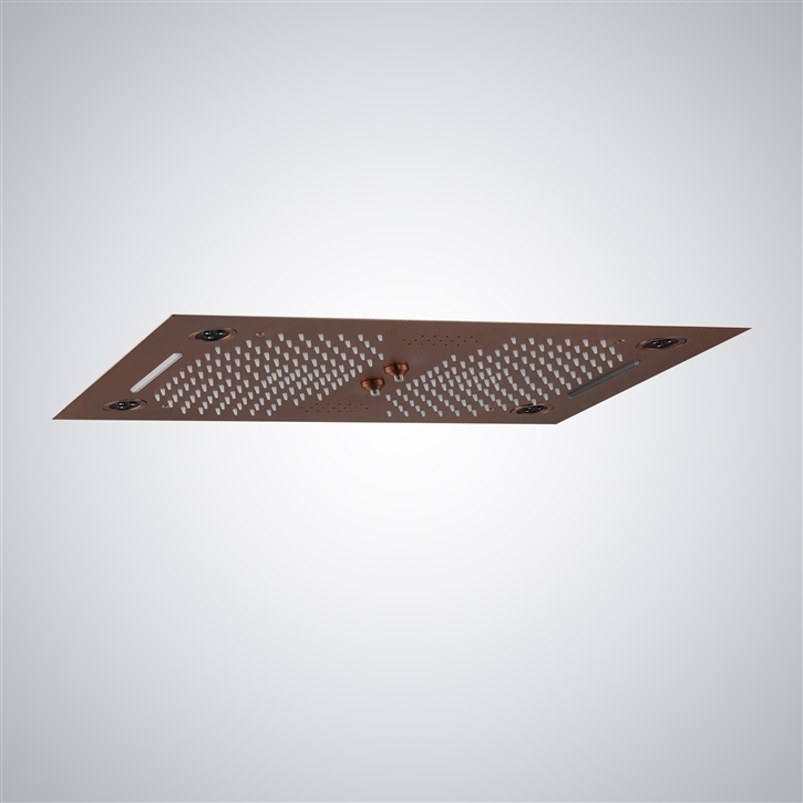 Fontana Occitania Powerful 2.5 GPM Shower Head in Oil Rubbed Bronze Finish