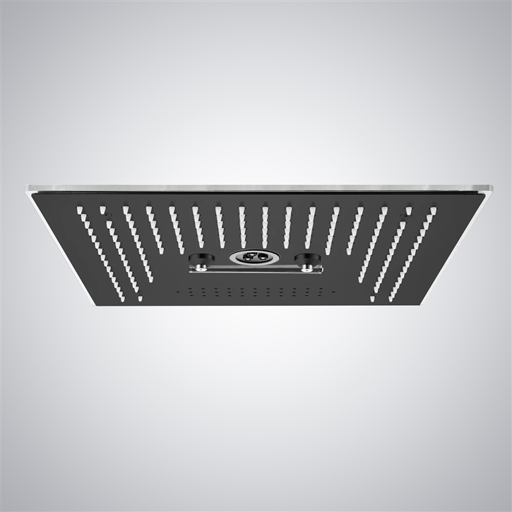 Fontana Serein 3 functional Shower Head  in Matte Black Finish