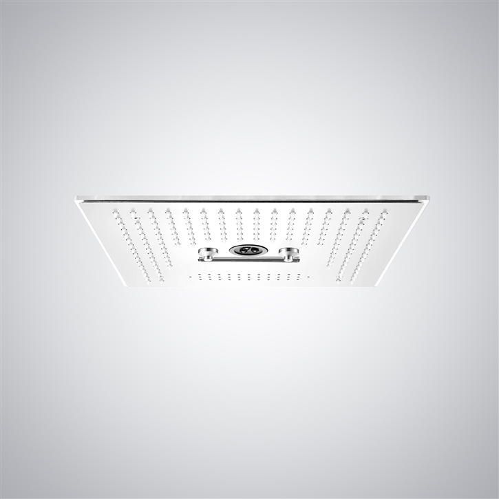 Fontana Serein 3 functional Shower Head  in Matte White Finish