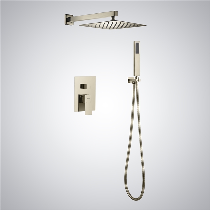Fontana Coria Luxury Champagne Finish Multifunctional Shower Set
